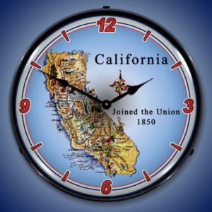 USA States Wall Clocks